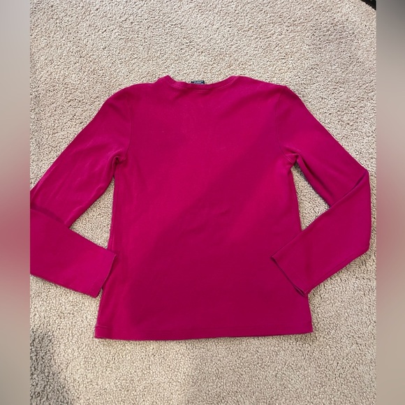Women's (Junior) RALPH LAUREN SPORT crew neck long sleeve tee - Picture 9 of 9